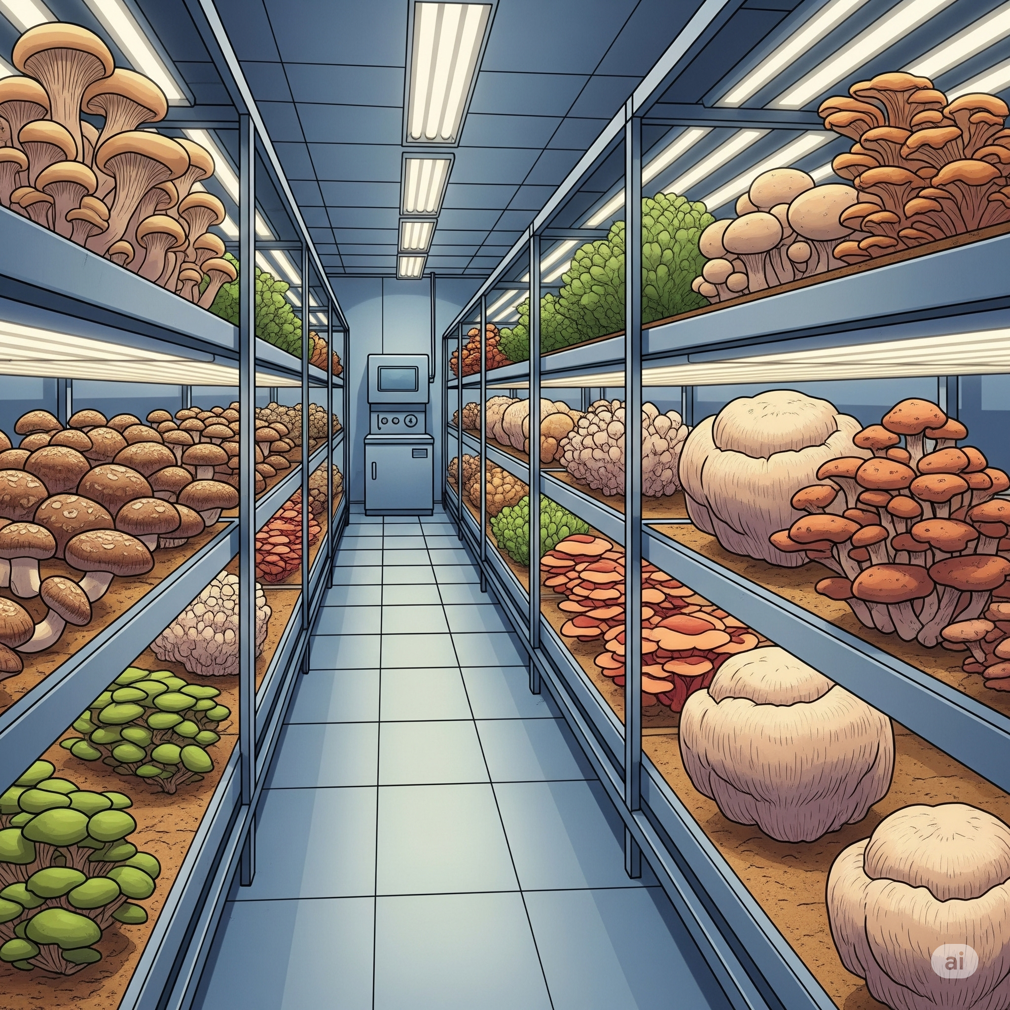 Gourmet mushroom cultivation