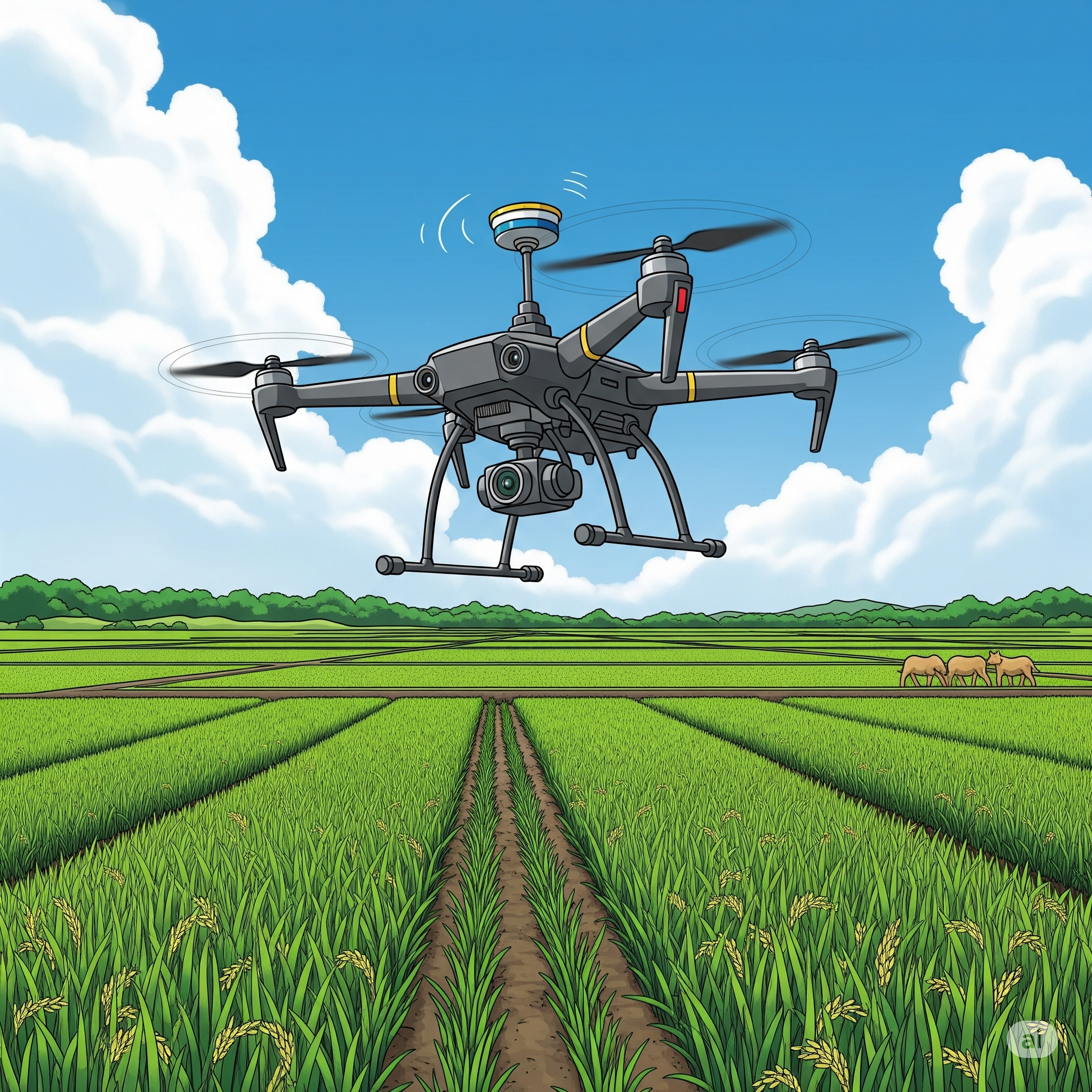 An illustrator-style depiction of a diverse and professional team of Sri Lankan agricultural experts.